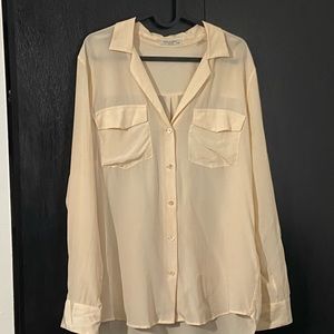 Equipment ANSLEY Blouse in Nude (PINK PORCELAIN)